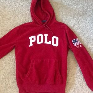 Polo Red Hoodie
